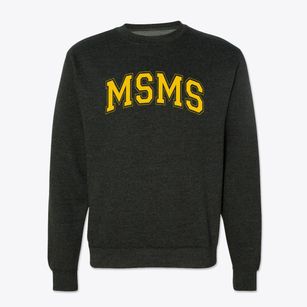 Mississippi School For Mathematics & Science Varsity Arch Crewneck Sweatshirt