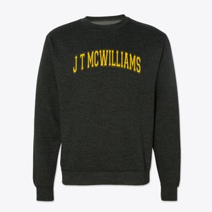 J T Mcwilliams Elementary School Varsity Arch Crewneck Sweatshirt