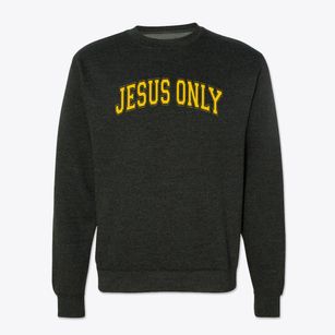 Jesus Only Academy Varsity Arch Crewneck Sweatshirt