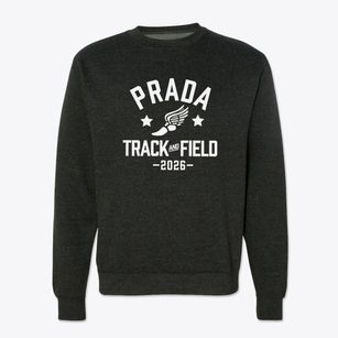 Prada Elementary School Track and Field Crewneck Sweatshirt