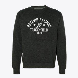 Octavio Salinas Elementary School Track and Field Crewneck Sweatshirt