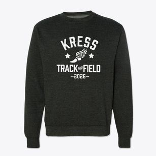 Kress Senior High School Track and Field Crewneck Sweatshirt