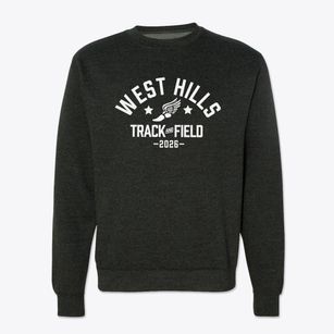 West Hills Elementary School Track and Field Crewneck Sweatshirt