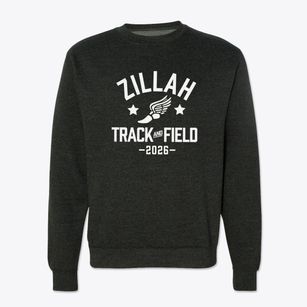 Zillah Elementary School Track and Field Crewneck Sweatshirt
