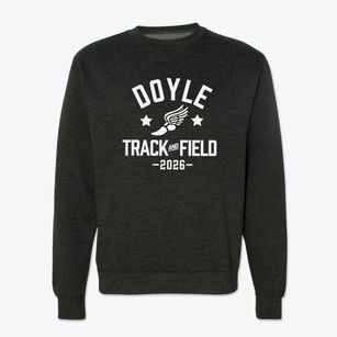 Doyle Elementary School Track and Field Crewneck Sweatshirt