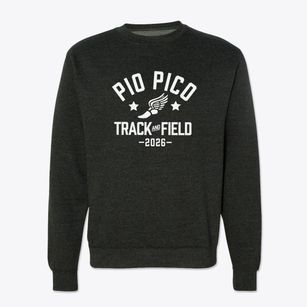 Pio Pico Elementary School Track and Field Crewneck Sweatshirt