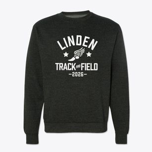 Linden Elementary School Track and Field Crewneck Sweatshirt