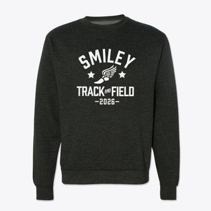 Smiley Middle School Track and Field Crewneck Sweatshirt