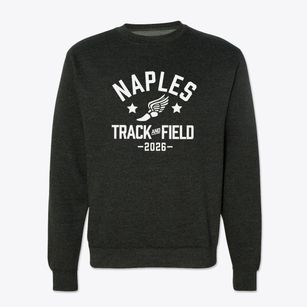 The Village School Of Naples Track and Field Crewneck Sweatshirt