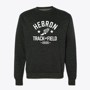 Hebron Christian Day School Track and Field Crewneck Sweatshirt