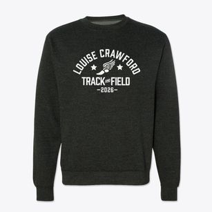 Louise Crawford Elementary School Track and Field Crewneck Sweatshirt