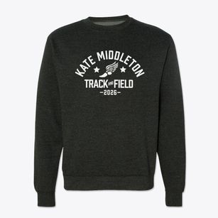 Kate Middleton Kindergarten Track and Field Crewneck Sweatshirt