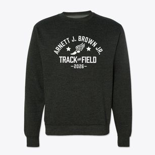 Arnett J. Brown Jr. Middle School Track and Field Crewneck Sweatshirt