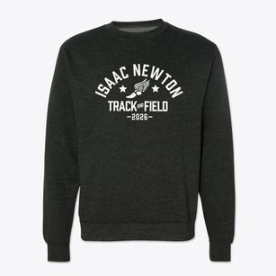 Isaac Newton Elementary School Track and Field Crewneck Sweatshirt
