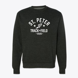 Saint Peter Lutheran School Track and Field Crewneck Sweatshirt