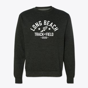Long Beach Middle School Track and Field Crewneck Sweatshirt