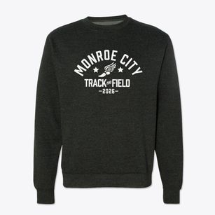 Monroe City Middle School Track and Field Crewneck Sweatshirt