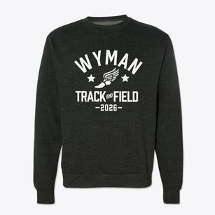 Wyman Elementary School Track and Field Crewneck Sweatshirt