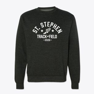 Saint Stephen The Martyr School Track and Field Crewneck Sweatshirt