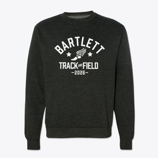 Bartlett Elementary School Track and Field Crewneck Sweatshirt