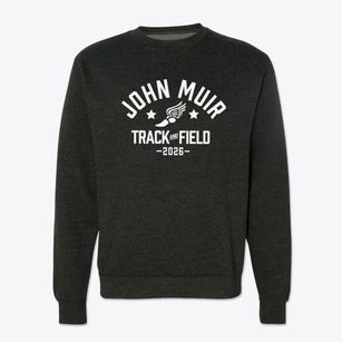 John Muir Elementary School Track and Field Crewneck Sweatshirt