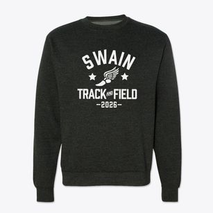 Swain County East Elementary School Track and Field Crewneck Sweatshirt