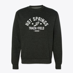Hot Springs Elementary School Track and Field Crewneck Sweatshirt