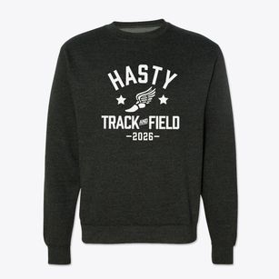 Hasty Elementary School Track and Field Crewneck Sweatshirt