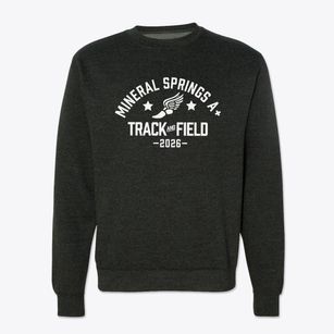 Mineral Springs A+ Academy Track and Field Crewneck Sweatshirt