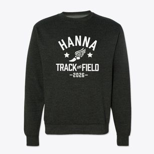 Hanna Elementary School Track and Field Crewneck Sweatshirt