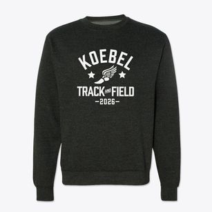 Koebel Elementary School Track and Field Crewneck Sweatshirt