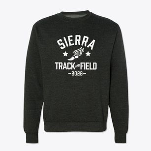 Sierra High School Track and Field Crewneck Sweatshirt