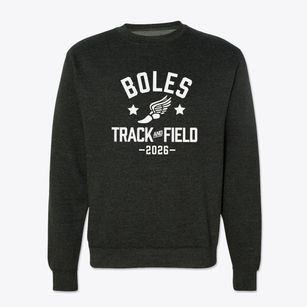 Boles Junior High School Track and Field Crewneck Sweatshirt
