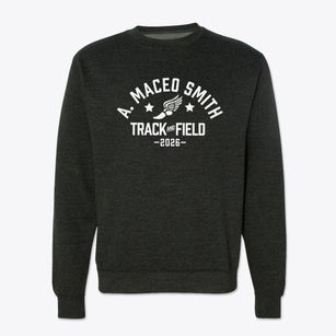 A. Maceo Smith High School Track and Field Crewneck Sweatshirt