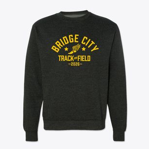 Bridge City High School Track and Field Crewneck Sweatshirt