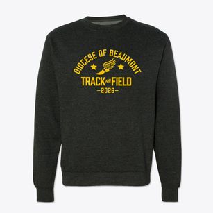 Diocese Of Beaumont Track and Field Crewneck Sweatshirt