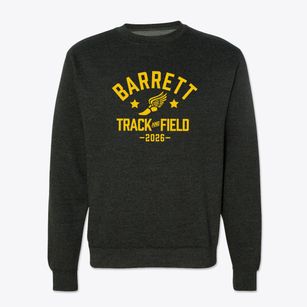 Barrett Elementary School Track and Field Crewneck Sweatshirt