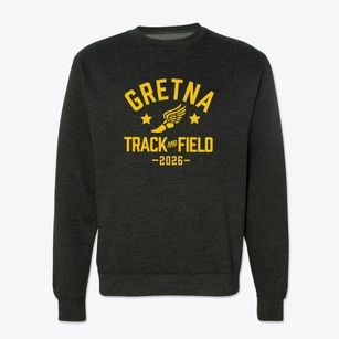 Gretna High School Track and Field Crewneck Sweatshirt