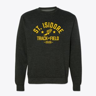 Saint Isidore Elementary School Track and Field Crewneck Sweatshirt