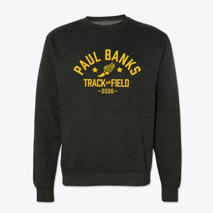 Paul Banks Elementary School Track and Field Crewneck Sweatshirt