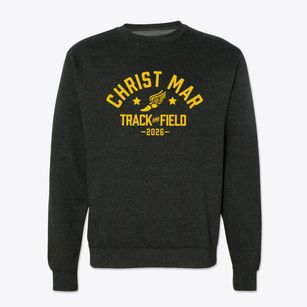 Christ Mar School Track and Field Crewneck Sweatshirt