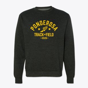 Ponderosa Elementary School Track and Field Crewneck Sweatshirt