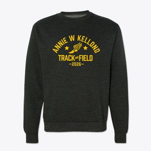 Annie W Kellond Elementary School Track and Field Crewneck Sweatshirt