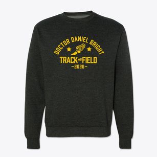 Doctor Daniel Bright Elementary School Track and Field Crewneck Sweatshirt