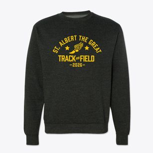Saint Albert The Great School Track and Field Crewneck Sweatshirt