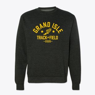 Grand Isle School Track and Field Crewneck Sweatshirt