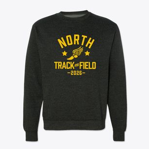 North Main Street Elementary School Track and Field Crewneck Sweatshirt