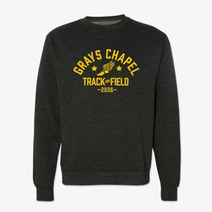 Grays Chapel School Track and Field Crewneck Sweatshirt