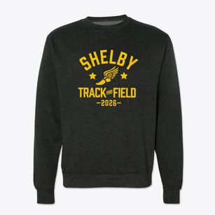 Shelby Middle School Track and Field Crewneck Sweatshirt