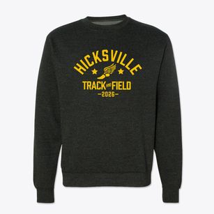 Hicksville Elementary School Track and Field Crewneck Sweatshirt